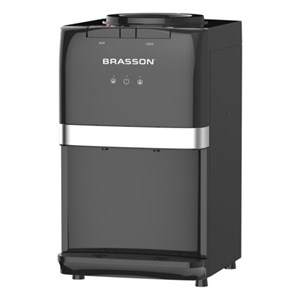 Кулер для воды BRASSON (БРАССОН) TSC-03, настольный, НАГРЕВ/ОХЛАЖДЕНИЕ КОМПРЕССОРНОЕ, 2 крана, черный, 455428 - фото 10088296