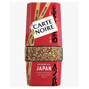 Кофе растворимый CARTE NOIRE "Japan" 90 г, стеклянная банка, сублимированный, 4071127 - фото 10154986