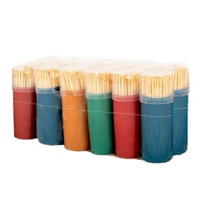 Зубочистки бамбуковые 720 штук, КОМПЛЕКТ 12 диспенсеров по 60 штук, BOOMHOUSE (БУМХАУС), 701941 - фото 10285684