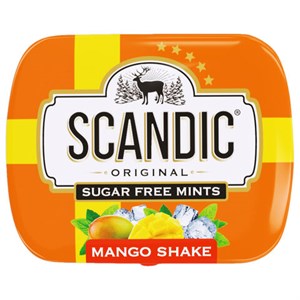 Драже освежающие SCANDIC без сахара со вкусом "Манго", 14 г, 4603766426075 - фото 10924654