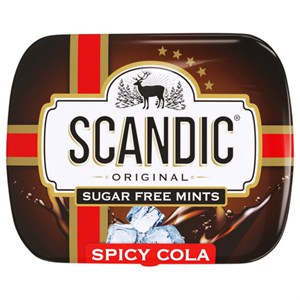 Драже освежающие SCANDIC без сахара со вкусом "Кола", 14 г, 4603766425511 - фото 10924658