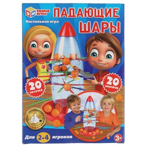 Игра настольная "Падающие шары", 14,5х20х4,2 см, УМНЫЕ ИГРЫ, 30132, B1998381-R - фото 10924691