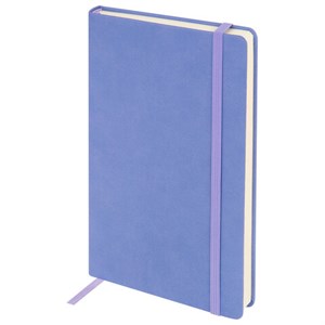 Скетчбук, слоновая кость 140 г/м2 130х210 мм, 80 л., КОЖЗАМ, резинка, BRAUBERG ART CLASSIC, пастель сиреневый, 116879 - фото 11363234