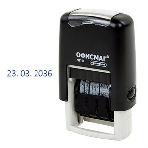 Датер-мини ОФИСМАГ, месяц цифрами, оттиск 22х4 мм, "Printer 7810 BANK", 271926 - фото 11364179