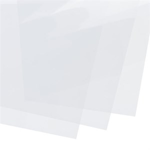 Обложки пластиковые для переплета, А4, КОМПЛЕКТ 100 шт., 150 мкм, прозрачные, ОФИСМАГ, 530824 - фото 11364741