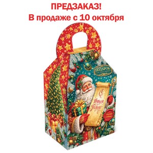Подарок новогодний "ПРАЗДНИЧНЫЙ СВИСТОК", НАБОР конфет 700 г, картонная коробка, МОСУПАК, 13072/Х26020 - фото 11998958