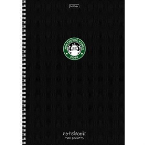 Тетрадь А4, 96 л., HATBER, гребень, клетка, обложка картон, карман, "Кофейные истории", 094204, 96Ткм4В1гр35447 - фото 12242386