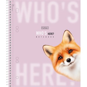 Тетрадь А5, 120 л., HATBER, спираль, клетка, soft-touch ламинация, 3 разделителя, "Кто здесь?", 094226, 120Тр5лВ1сп_356 - фото 12242423