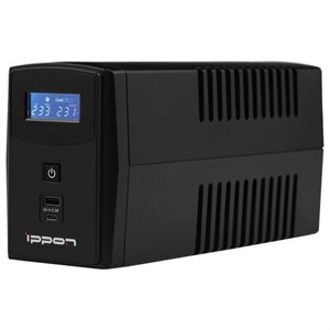 Источник бесперебойного питания IPPON Back Power Pro II 500, 500 ВА (300 Вт), LCD, 4 разъема IEC C13, 1030299 - фото 13547363