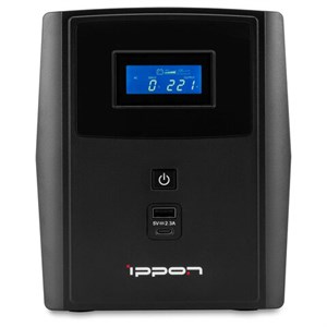 Источник бесперебойного питания IPPON Smart Power Pro II 2200, 2200 ВА (1200 Вт), LCD, 6 x IEC C13, 1005590 - фото 13547375