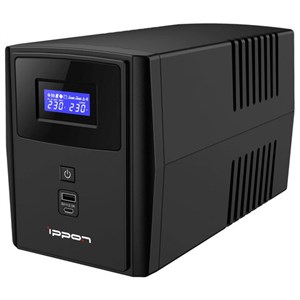 Источник бесперебойного питания IPPON Smart Power Pro II 1200, 1200 ВА (720 Вт), LCD, 6 x IEC C13, 1005583 - фото 13547377
