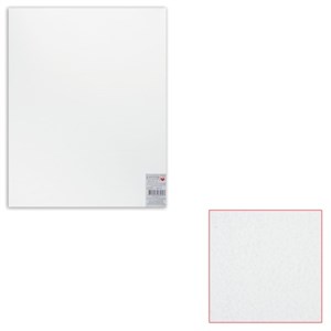Картон белый грунтованный для живописи, 40х50 см, двусторонний, толщина 2 мм, акриловый грунт - фото 2572490