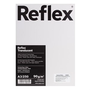 Калька REFLEX А3, 90 г/м, 250 листов, Германия, белая, R17310 - фото 2575330