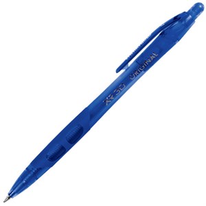Ручка шариковая автоматическая ERICH KRAUSE "XR-30", СИНЯЯ, корпус синий, узел 0,7 мм, линия письма 0,35 мм, 17721 - фото 2577746