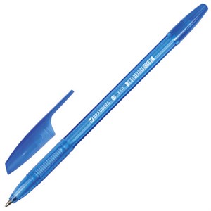 Ручка шариковая BRAUBERG "X-333", СИНЯЯ, корпус тонированный, узел 0,7 мм, линия письма 0,35 мм, 142828 - фото 2580503