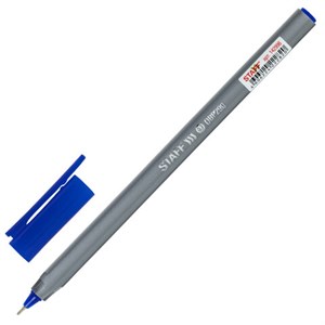 Ручка шариковая масляная STAFF EVERYDAY OBP-290, СИНЯЯ, трехгранная, узел 0,7 мм, линия письма 0,35 мм, 142996 - фото 2580990