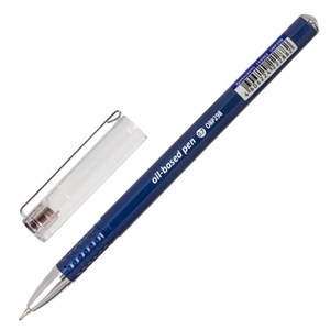 Ручка шариковая масляная BRAUBERG "Oxet", СИНЯЯ, корпус синий, игольчаиый узел 0,7 мм, линия письма 0,35 мм, 143002 - фото 2581003