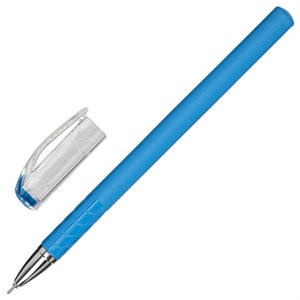 Ручка гелевая STAFF "College" GP-181, СИНЯЯ, корпус синий, игольчатый узел 0,6 мм, линия письма 0,3 мм, 143017 - фото 2581104