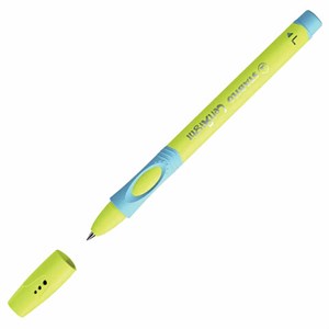 Ручка шариковая с грипом STABILO "LeftRight", СИНЯЯ, для левшей, корпус желтый/голубой, 6318/8-10-41 - фото 2584197