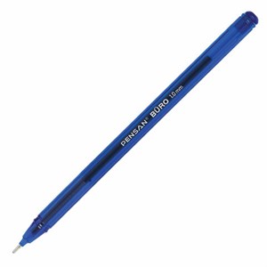 Ручка шариковая масляная PENSAN "Buro", СИНЯЯ, игольчатый узел 1 мм, линия письма 0,8 мм, 2270 - фото 2584235