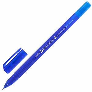 Ручка стираемая гелевая BRAUBERG DELTA, СИНЯЯ, трехгранная, узел 0,7 мм, линия 0,35 мм, 143952 - фото 2584901