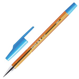 Ручка шариковая STAFF AA-927 ORANGE, СИНЯЯ, корпус тонированный оранжевый, узел 0,7 мм, линия письма 0,35 мм, 144075 - фото 2585082