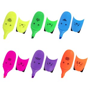 Текстовыделитель мини BRAUBERG KIDS "CUTE CATS NEON", АССОРТИ В ПЛАСТИКОВОЙ БАНКЕ, 1-5 мм, 152433 - фото 2594006