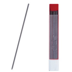 Грифели для цангового карандаша KOH-I-NOOR, НВ, 2 мм, КОМПЛЕКТ 12 шт., 41900HB013PK - фото 2594969