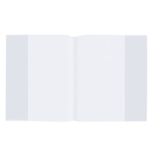 Обложка ПП для тетрадей и дневников, ПЛОТНАЯ, 60 мкм, 210х350 мм, прозрачная, ПИФАГОР, 223075 - фото 2612833
