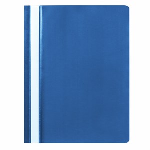 Скоросшиватель пластиковый STAFF, А4, 100/120 мкм, синий, 225730 - фото 2615622