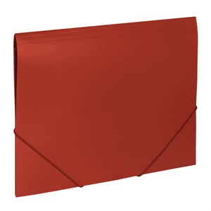 Папка на резинках BRAUBERG "Office", красная, до 300 листов, 500 мкм, 227711 - фото 2620853