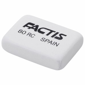 Ластик FACTIS 80 RC (Испания), 28х20х7 мм, белый, прямоугольный, CNF80RC - фото 2620960
