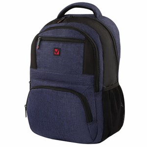 Рюкзак BRAUBERG "URBAN" универсальный, с отделением для ноутбука, Dallas, темно-синий, 45х29х15 см, 228866 - фото 2622290