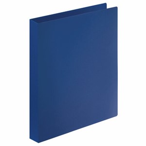 Папка на 4 кольцах STAFF, 30 мм, синяя, до 250 листов, 0,5 мм, 229218 - фото 2623748