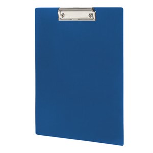 Доска-планшет STAFF с прижимом А4 (315х235 мм), пластик, 1 мм, синяя, 229222 - фото 2623762