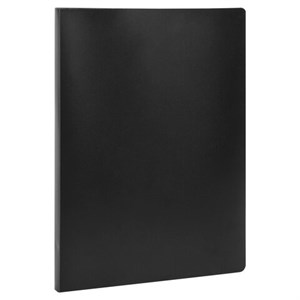 Папка с металлическим скоросшивателем STAFF, черная, до 100 листов, 0,5 мм, 229225 - фото 2623776