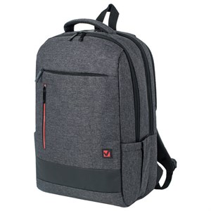 Рюкзак BRAUBERG URBAN универсальный, с отделением для ноутбука, "Houston", темно-серый, 45х31х15 см, 229895 - фото 2625959