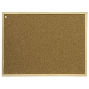 Доска пробковая для объявлений 100x200 см, коричневая рамка из МДФ, 2х3 OFFICE, (Польша), TC1020 - фото 2630620