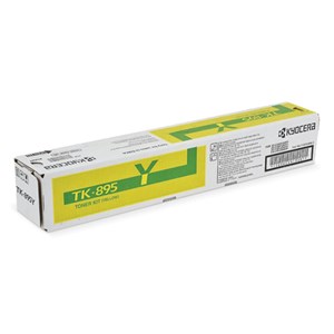 Тонер-картридж KYOCERA (TK-895Y) FS-C8020MFP/C8025MFP/C8520MFP/C8525MFP, желтый, оригинальный, ресурс 6000 страниц, 1T02K0ANL0 - фото 2653558