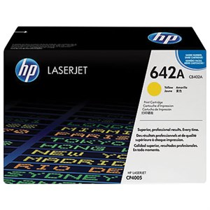 Картридж лазерный HP (CB402A) ColorLaserJet CP4005, желтый, оригинальный, ресурс 7500 стр. - фото 2655480