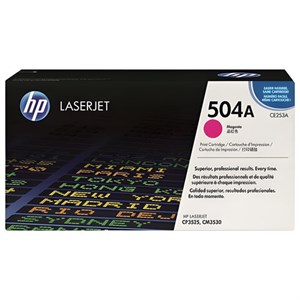 Картридж лазерный HP (CE253A) ColorLaserJet CP3525/CM3530, №504A, пурпурный, оригинальный, ресурс 7000 страниц - фото 2655521