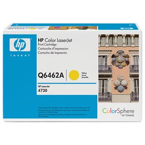 Картридж лазерный HP (Q6462A) ColorLaserJet CM4730, желтый, оригинальный, ресурс 12000 стр. - фото 2655535