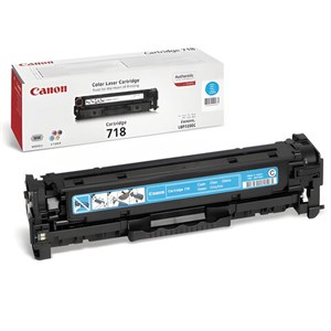 Картридж лазерный CANON (718C), LBP7200Cdn / MF8330Cdn / MF8350Cdn, голубой, ресурс 2900 страниц, оригинальный, 2661B002 - фото 2655782
