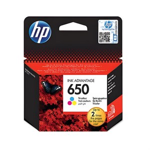 Картридж струйный HP (CZ102AE) Deskjet Ink Advantage 2515/2516 №650, цветной, оригинальный - фото 2655829