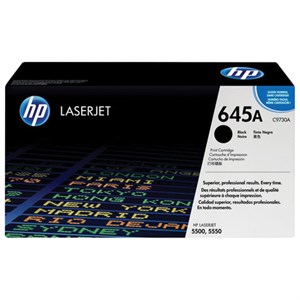 Картридж лазерный HP (C9730A) Color LaserJet 5500/5550, №645A, черный, оригинальный, ресурс 13000 страниц - фото 2656022