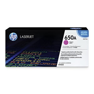 Картридж лазерный HP (CE273A) Color LaserJet Enterprise CP5525, №650A, пурпурный, оригинальный, ресурс 15000 страниц - фото 2656036