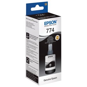 Чернила EPSON 774 (T7741) для СНПЧ Epson M100/M105/M200, черные, ОРИГИНАЛЬНЫЕ, C13T77414A - фото 2656057