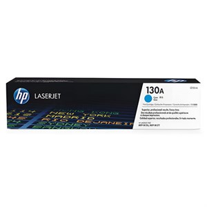 Картридж лазерный HP (CF351A) ColorLaserJet M176n/M177fw, №130A, голубой, оригинальный, ресурс 1000 страниц - фото 2656078