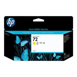 Картридж струйный для плоттера HP (C9373A) Designjet T610/795/1100 и др., №72, желтый, 130 мл, оригинальный - фото 2656160