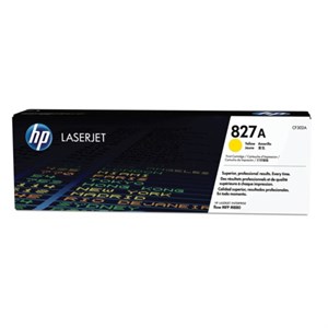 Картридж лазерный HP (CF302A) Color LaserJet M880, №827A, желтый, оригинальный, ресурс 32000 страниц - фото 2656176